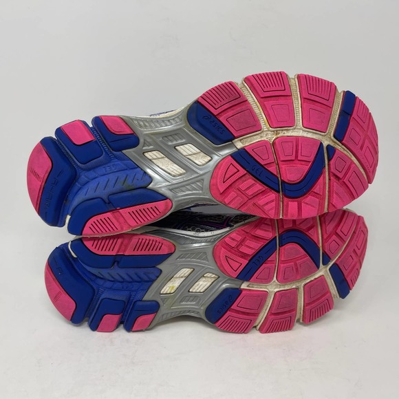 ASICS GT-1000 Run Shoe Women's 8 1/2 Silver Blue T3R5N 927:J.7.8 - Picture 12 of 13